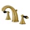 Kingston Brass KB987AKLSB Duchess Widespread Bathroom Faucet W/ Plastic Pop-Up, Brass KB987AKLSB - alternate 1